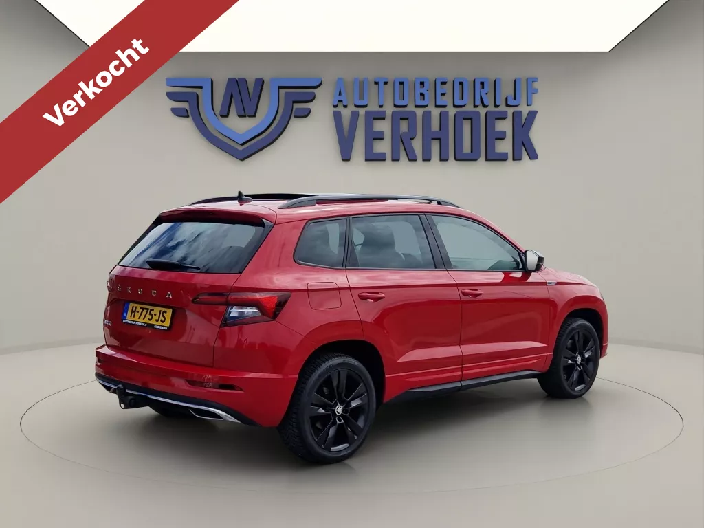 &Scaron;koda Karoq 1.5 TSI Sportline Automaat - Panodak - NL Auto - Trekhaak