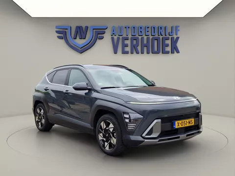 Hyundai KONA 1.6 GDI HEV Premium Trekhaak - NL Auto - Leer